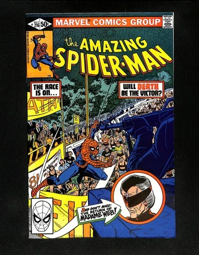 Amazing Spider-Man #216 NM 9.4 Madame Web! Marvel 1981