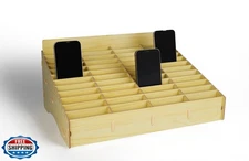 HengTianMei Wooden Desktop Storage Box Mobile Phone Management Storage Box Cr