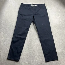 Under 510 U-510 Premium Cotton Chino Pants Mens 32x27 Blue Athleisure Stretch