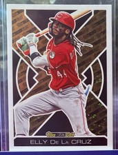 2025 Topps Update Series Black Gold Elly De La Cruz Cincinnati Reds #BG-17