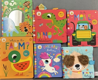 Little Stars Baby's First Sensory Books Soft cloth, Bumpy Silicone, Touch&Feel