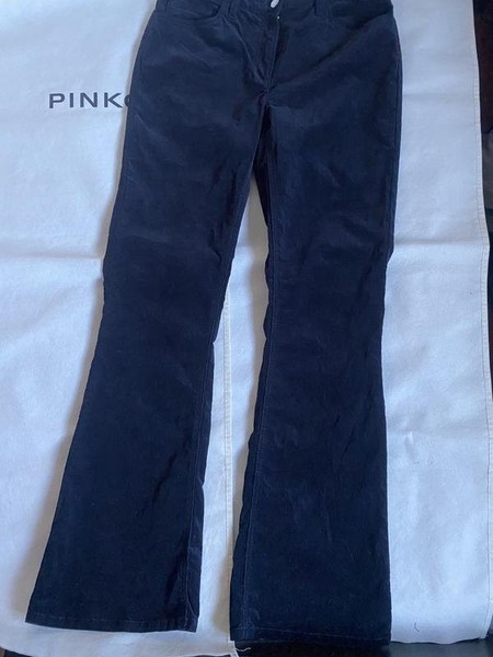 Women Mari Philippe Trousers Black Velvet 38 / M /