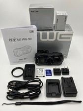 PENTAX WG-90 Waterproof Digital Camera Black Compact Camera Body