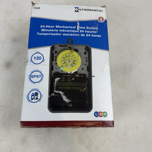Intermatic T100 Series 40 Amp 125V 24-Hour SPST Mechanical Time Switch - Picture 3 of 3