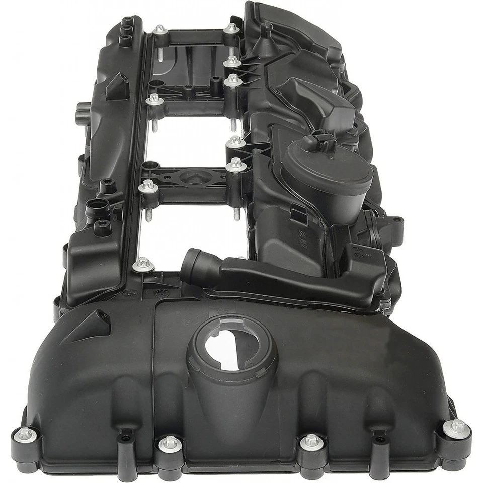 For BMW X6/X5 2011-2019 Valve Cover Set | Plastic | Black | With Oil Baffles - Image 3 of 4