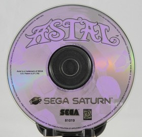 Astal Sega Saturn 1995 NTSC in aftermarket case + original case, no user manual