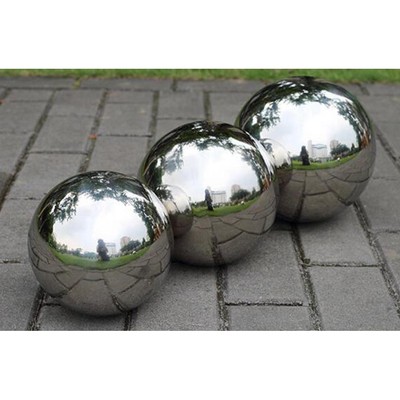 Edelstahl Hochglanzpoliert Kugel Hohle Runde Kugel Garten Ornament