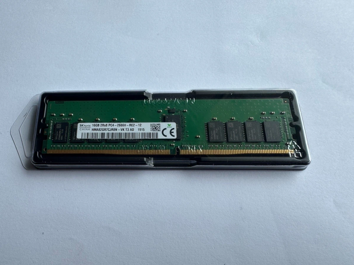 Barrette Mémoire Hynix 16GB DDR3 – 2Rx4 PC3-12800R – Pour Serveur – Occasion