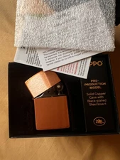 10x Zippo 48107 Solid Copper with Black Plated Insert Limited Edition Lighters