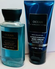  NEW MEN'S OCEAN  2PC TRAVEL GIFT SET  Bath  Body Works  SHIPS FREE 