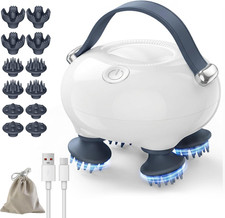 Scalp Massager, Head Massager Scalp with Tangle-Resistant Design, Portable Head