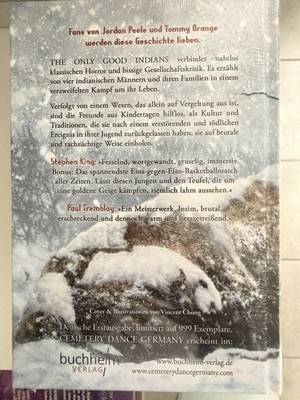 THE ONLY GOOD INDIANS, signiert, Stephen G. Jones, 999 Stück - Deutsche Ausgabe