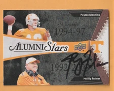 Phillip Fulmer Tennessee Volunteers AUTO Signed 2014 Upper Deck 1998 NCAA Champs