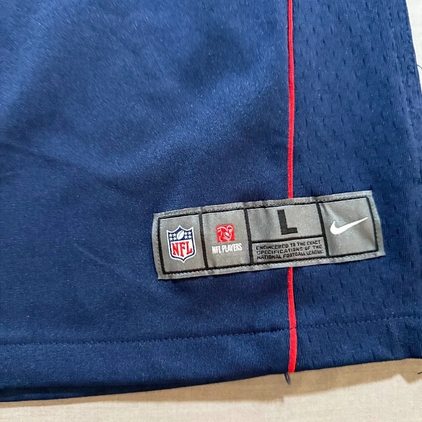 Camiseta Nike de los New England Patriots Brady #12 Super Bowl para niños L azul manga corta. Foto 4 de 4