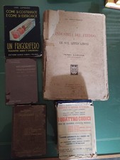 Lotto Collezione 5 Libri Manuali Ulrico Hoepli