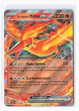 Team Rocket's Moltres Ex Holo Destined Rivals Double Rare 031/182 Pokemon TCG