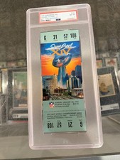 1/20 1980 PITTSBURGH STEELERS SUPER BOWL XIV FULL TICKET PSA 8 NM/MT BEST EVER 2
