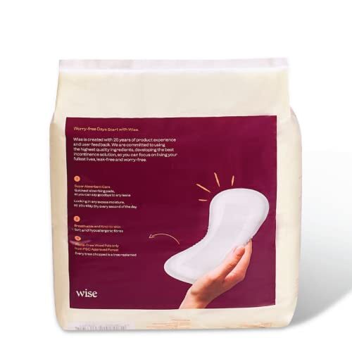 Incontinence Pads for Women Maximum Absorbency, Bladder Leakage & Odor