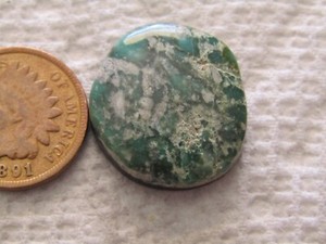 Broken Arrow Variscite Cabochon 18 carat Natural Green Cab Nevada