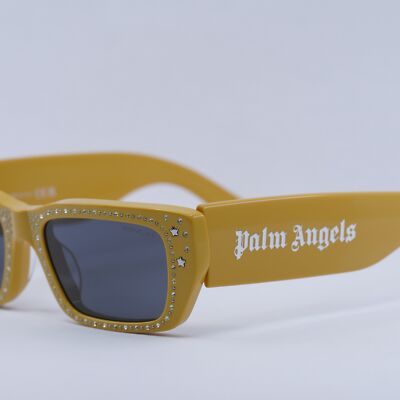 New Moncler ML0252-P 39A Shiny Yellow/Smoke 53-19-145  display picture 1