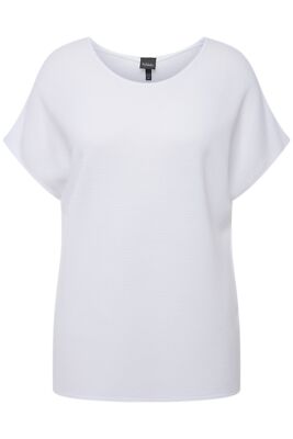 Ulla Popken Damen große Größen Pullover Waffelstruktur Oversized Rundhals