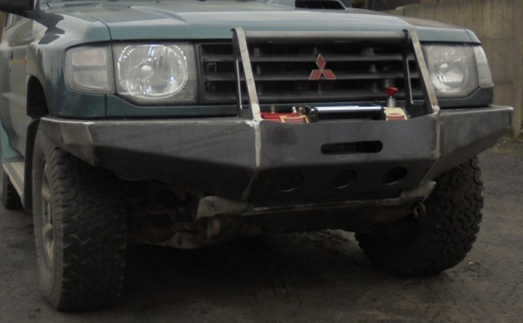 Mitsubishi Pajero Shogun 2 Steel Winch Bumper DIY eBay
