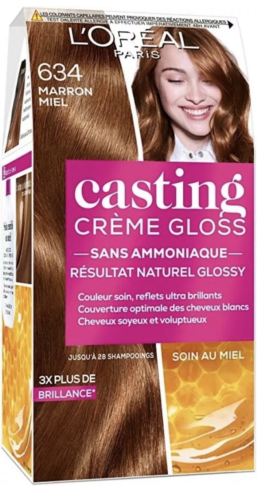 L'Oréal Casting Crème Gloss Marron Miel teinture sans ammoniaque