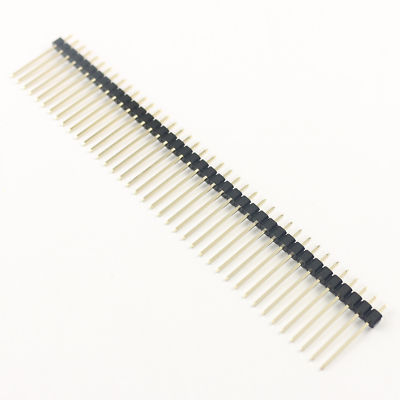10Pcs 2.54mm Pitch 1x40 Pin 40 Pin Male Single Row Straight Header Strip L= 19mm