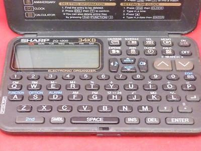 sharp electronic organizer