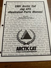1991 ARCTIC CAT SNOWMOBILE JAG AFS PARTS MANUAL P/N 2254-650