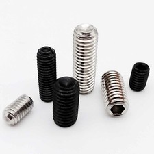 10/50pc M2-M8 DIN916 Hex Hexagon Socket Allen Head Cup Point Grub Screw Set Bolt