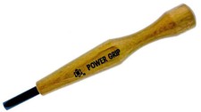 Mikisyo Power Grip Wood Carving Tool Flat U Gouge 6mm Chisel Knife