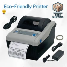 SATO CG412DT Eco-Friendly Direct Thermal Barcode Label Printer + 1 Year Warranty