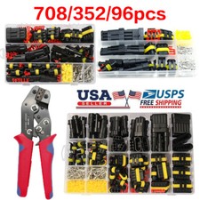 Car Automotive Waterproof Electrical Wire Connector Plug 1-6 Pin Kit Set