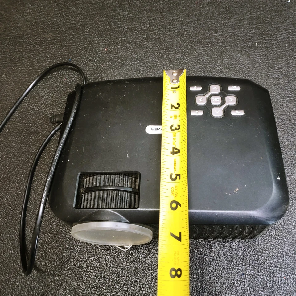 DBPower Model T22 Portable LED Video Projector, Black - Image 3 of 4