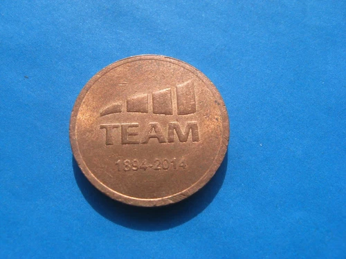 (F) TEAM 120 VUOTTA  GOLD COLOURED TOKEN COIN 