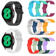 Colorful Buckle Silicone Watch Strap for Samsung Galaxy Series Watch
