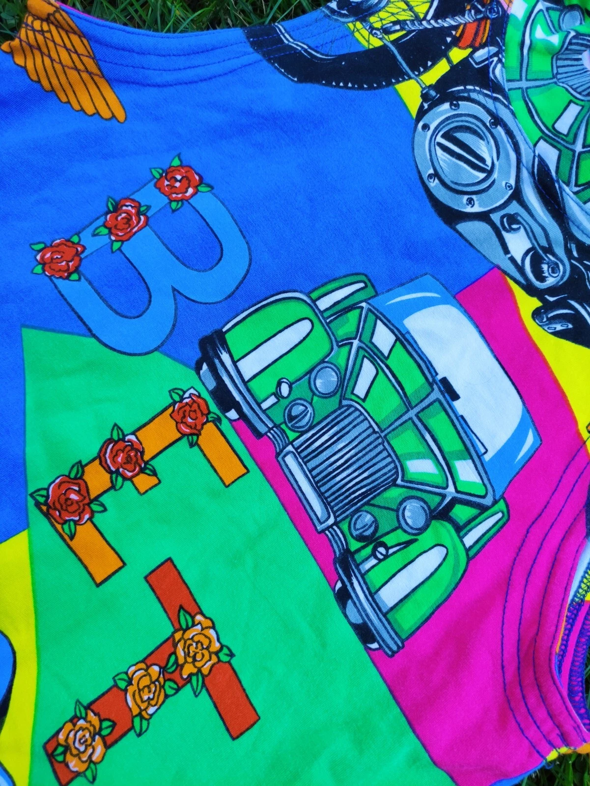 Versace Betty Boop Pop Art Rolls Royce Cartoon Kourtney Kardashian Mini Dress