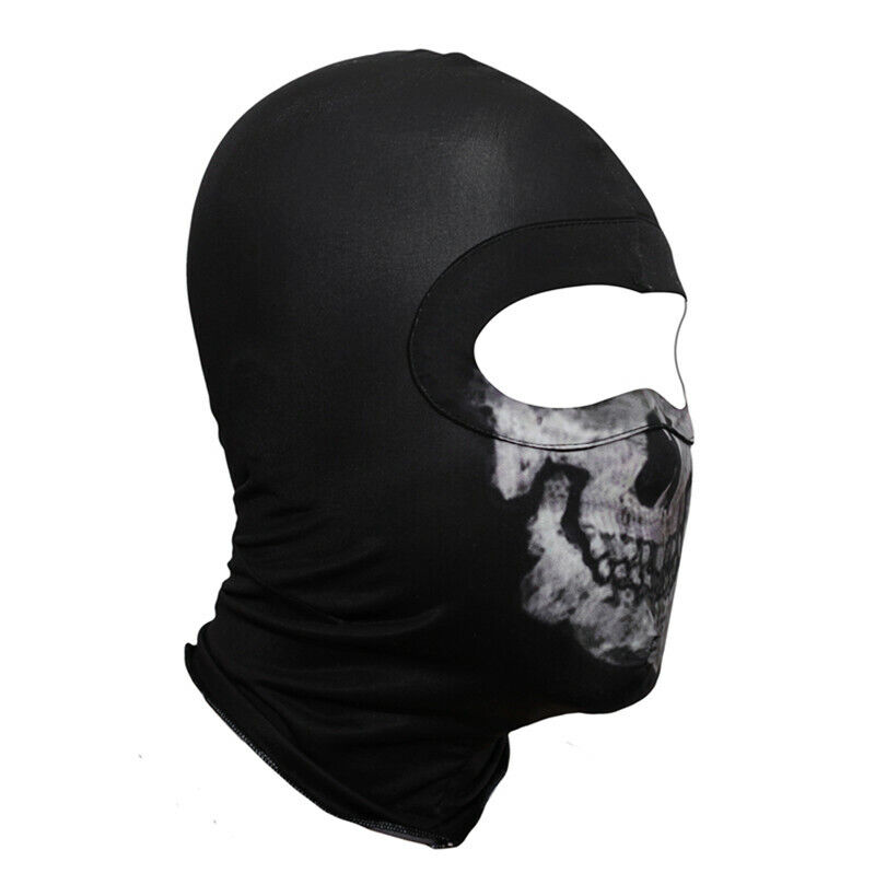 Call of Duty Modern Warfare 2 Skull Mask Full Face Helmet Hood Game Fancy  Dress