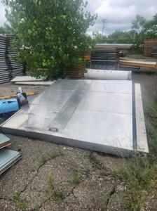 Jamison Horizontal Sliding Door 4" thick walk in Freezer 100" Tall x 100" W