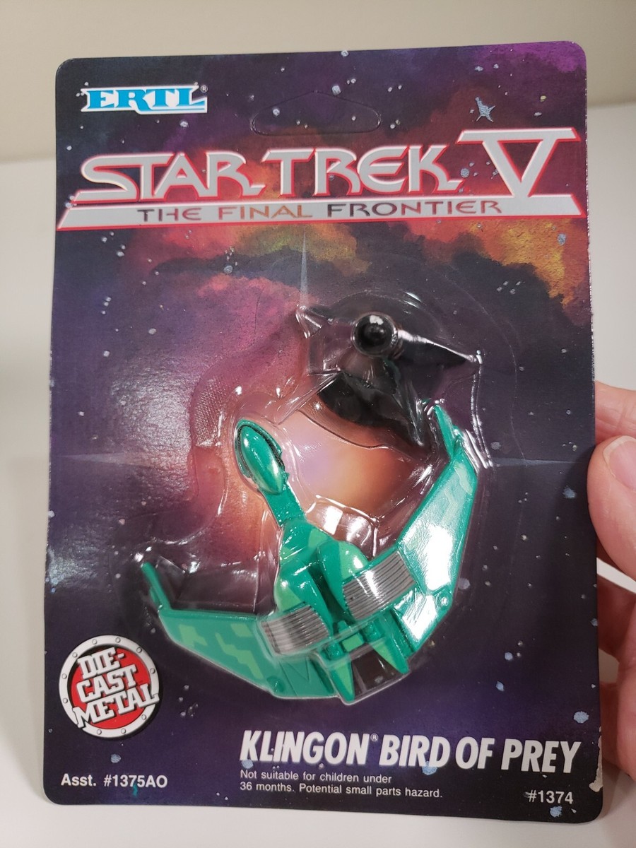 Star Trek V: Final Frontier Bird of Prey die cast ERTL 1989