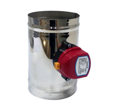 Air Solenoid Valve Electric Air Duct Motorized Damper Valve Stainless Steel Good