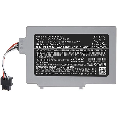 Batterie 2450mAh type WUP-002 ARR-002 pour Nintendo Wii U 8G GamePad - Photo 1/4