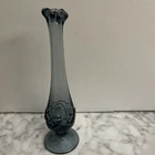 Vintage Fenton Art Glass Blue Vase 10 “