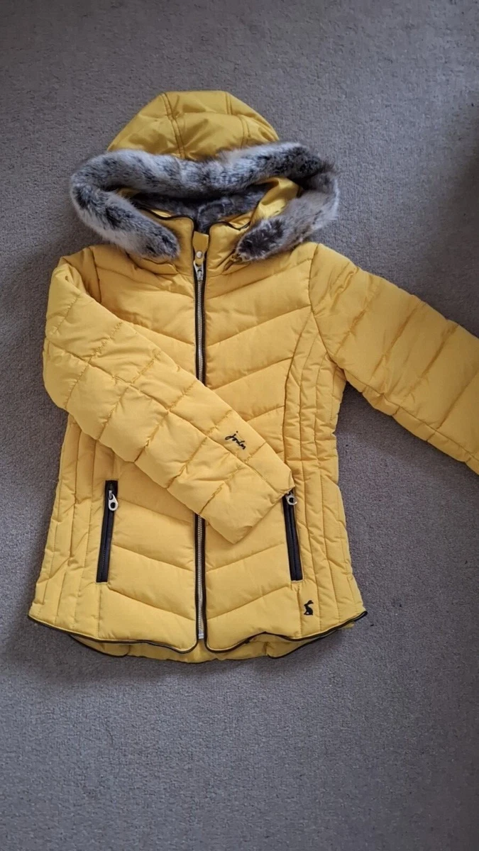 Joules store coat yellow