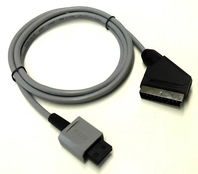 Nintendo Wii RGB Kabel Scart PAL 1.5M. Handgefertigtes. Hohe Qualität