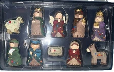 Hobby Lobby 2012 Nativity Set The Promise Of Christmas Whimsical  Decorative NEW