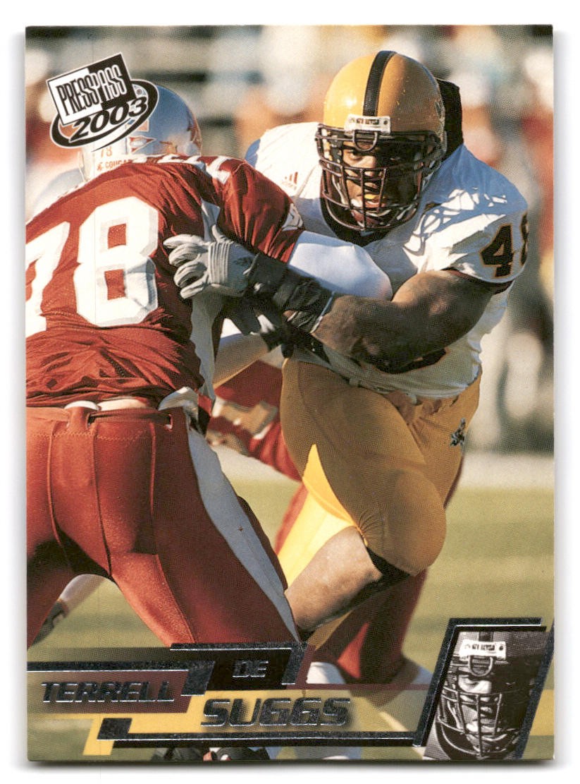 2003 Press Pass #T41 Terrell Suggs Torquers