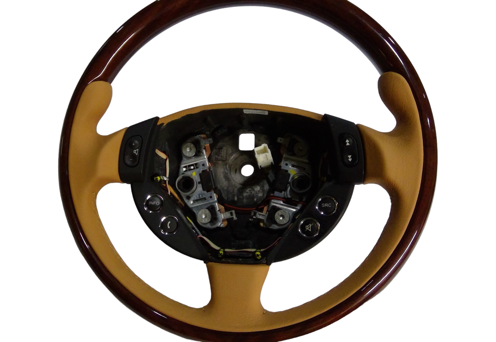 FITS MASERATI STEER WHEEL MAHOGANY CUOIO 981338908 - NEW OEM