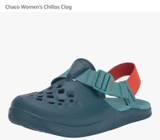 Chaco Chillo Clog w Strap - Blue w Orange. Women  s 7 Men  s 5.